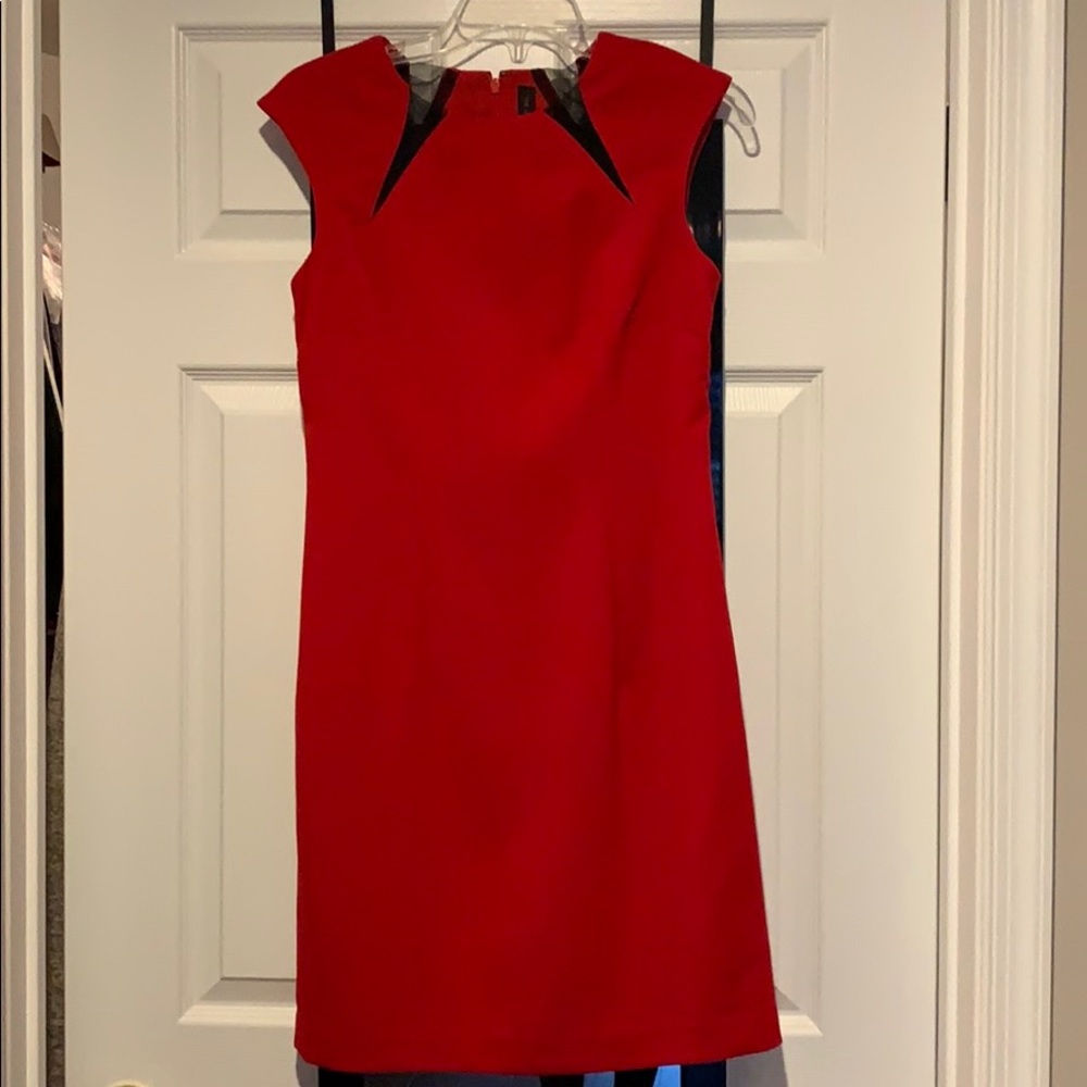NWT The Limited red fitted dress